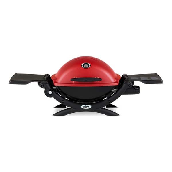 slide 2 of 3, Weber Q 1200 Gas Grill - LP Gas (Red)