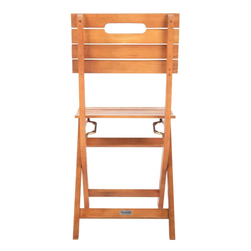 SAFAVIEH Outdoor Alfrin Folding Chairs - 16Wx21Dx34H