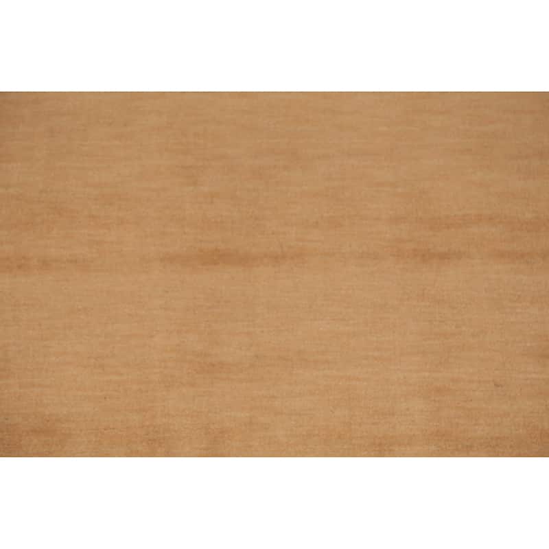 Contemporary Gabbeh Living Room Area Rug Handmade Oriental Wool Carpet - 8'3" x 11'1"