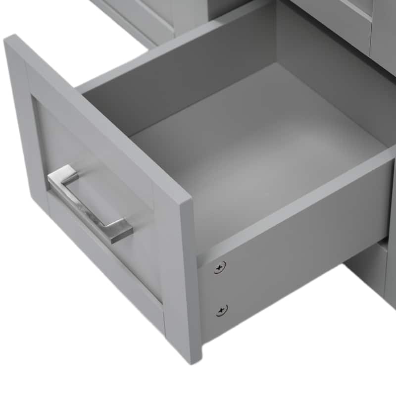 Christopher Knight Home - Vesper Ceramic Dual Sink 84" Vanity