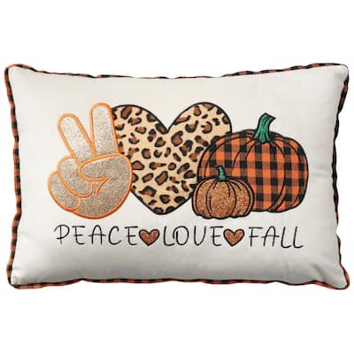 Mina Victory Holiday Pillows Quotes & Sayings Throw Pillow