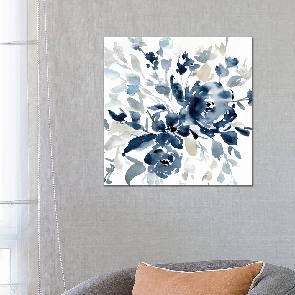 iCanvas "Indigo Garden I" by Carol Robinson Canvas Print