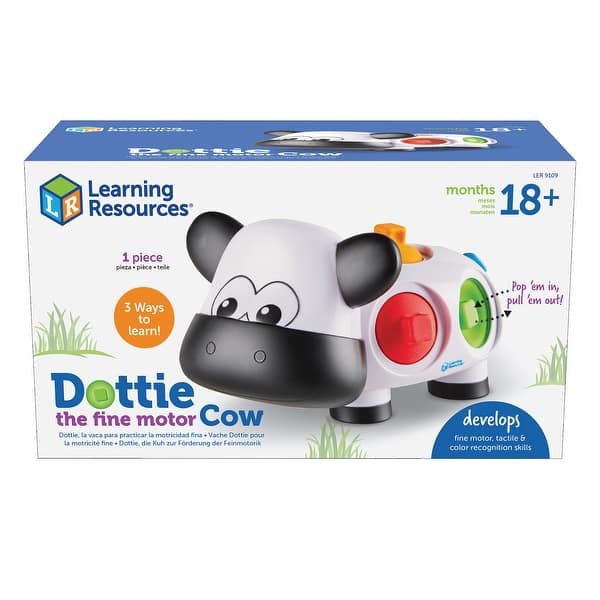 slide 2 of 5, Learning Resources Dottie The Fine Motor Cow - Multi Multi - Kids