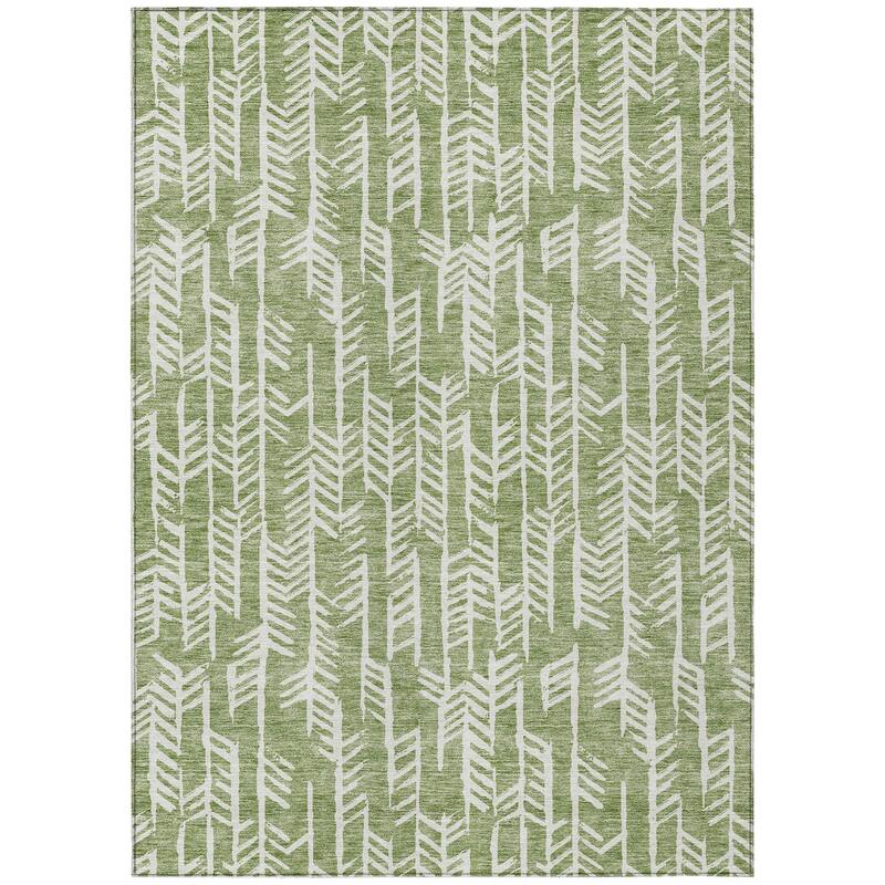 Machine Washable Indoor/ Outdoor Chantille Modern Arrows Rug