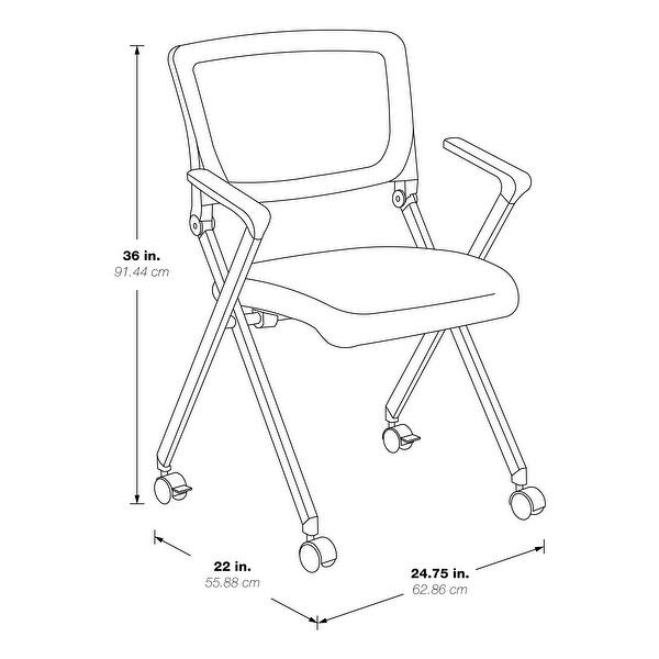 Folding Chair with Mesh Back On Sale Bed Bath & Beyond 24240310