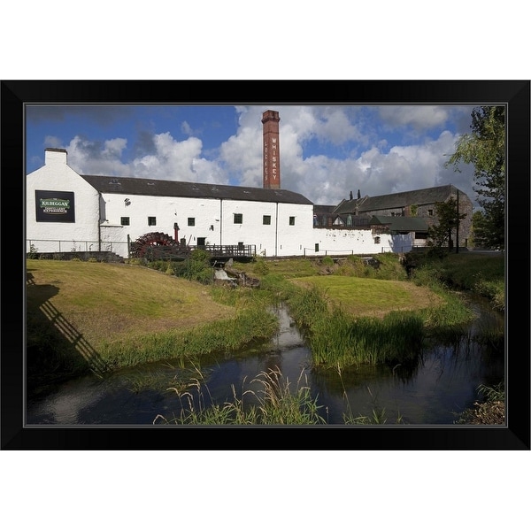 "Locke's Irish Whiskey Distillery, Kilbeggan, County Westmeath, Ireland" Black Framed Print