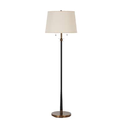 Alban 59" Height Floor Lamp, Black - 17.88 x 17.88 x 59"