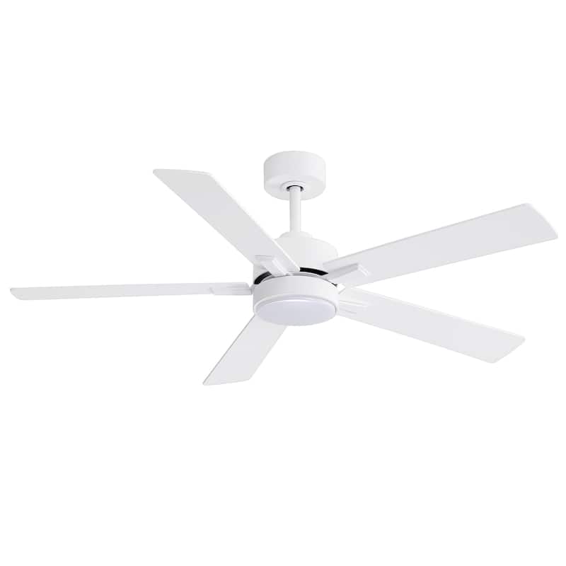 52 inch 5 Blade LED Ceiling Fan with Remote and Light Kit