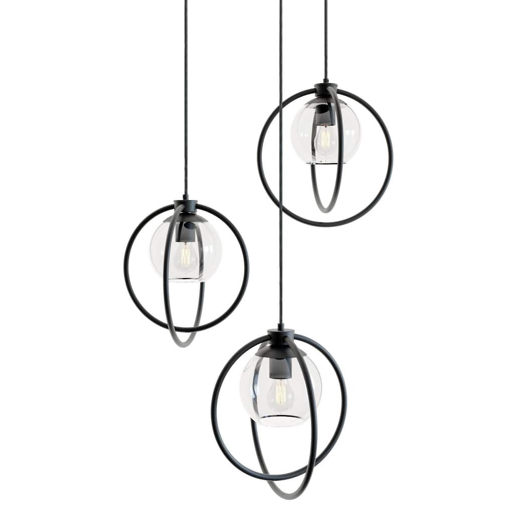AFX JAMP12MBRND3 Jamie 3 Light 26" Wide Multi Light Pendant