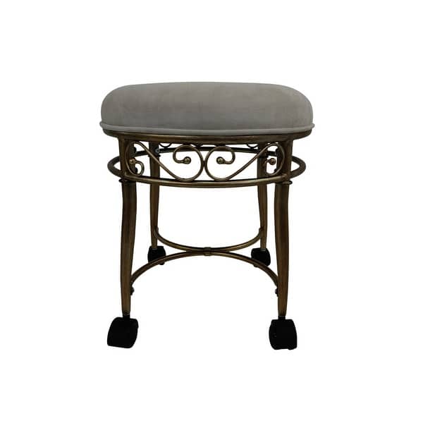 slide 2 of 11, Carolina Living Victorian Vanity Stool Bronze