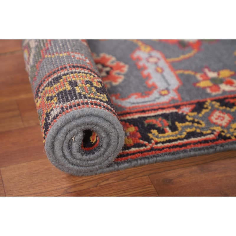 Oushak Indian Foyer Rug Handmade Wool Carpet - 3'0"x 5'0"