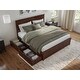 preview thumbnail 67 of 157, AFI Nantucket Platform Bed with Matching Footboard & Storage Drawers