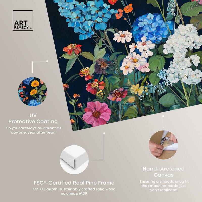 Twilight Blossoms II Canvas by Art Remedy, Gallery Wrapped