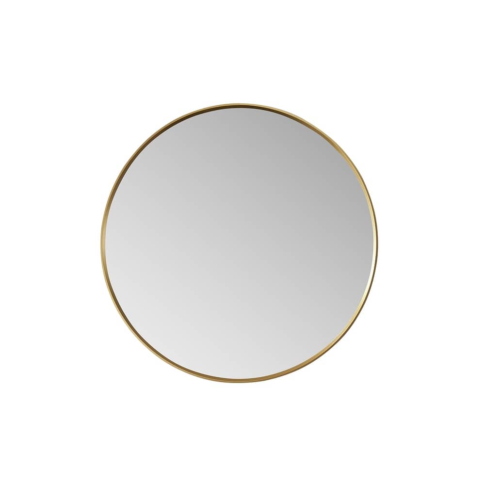 Vinnova Cascante Round Metal Wall Mirror