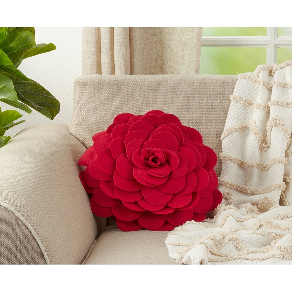 Red rose 2025 throw pillow