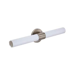 Cylinder LED bathroom & vanity light mount with transulucent acrylic 18W