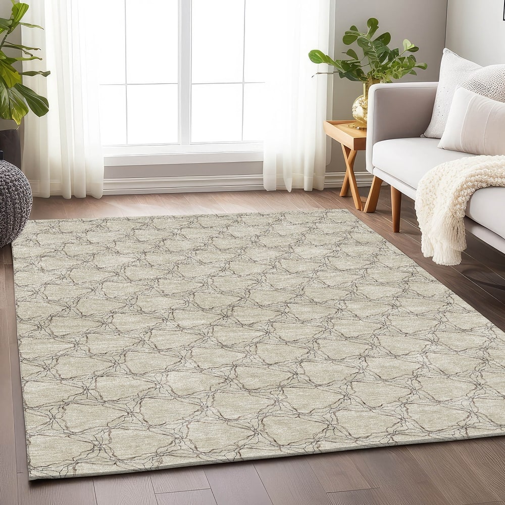 Premium Washable Super Soft Modern Geo Mayfield Rug