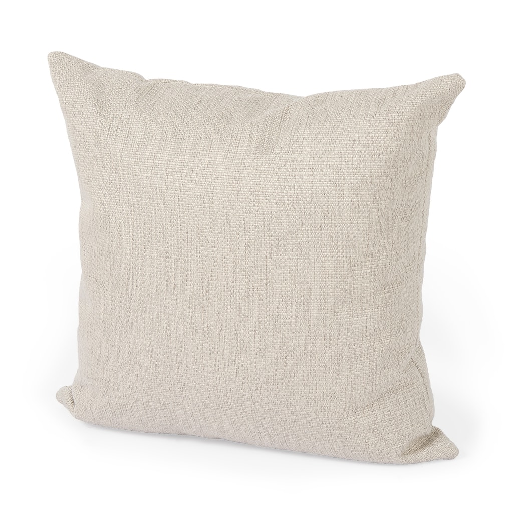 Valence Beige Throw Pillow Sectional Piece - 17.91 x0.39 x17.91
