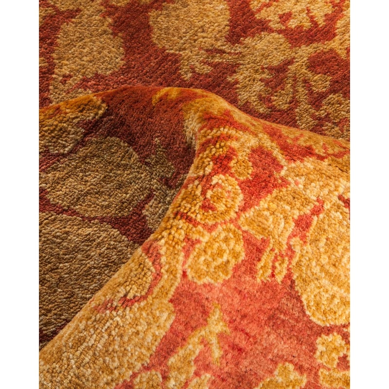 Overton Mogul, One-of-a-Kind Hand-Knotted Area Rug - Pink, 3' 1" x 5' 0" - 3' 1" x 5' 0"