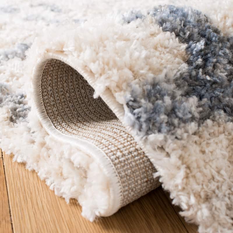 SAFAVIEH Berber Fringe Toyoko Madie Trellis Rug