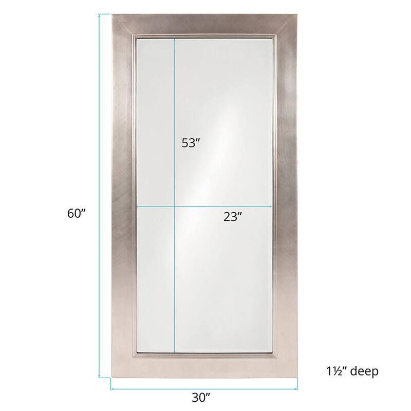 Allan Andrews Millennium Silver Large Mirror - Silver/Champagne - A