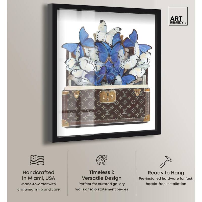 Luxurious Butterflies Shadowbox by Art Remedy