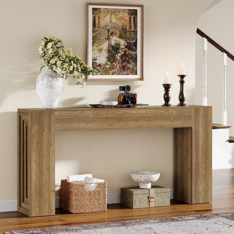 63 Inches Narrow Console Table for Entryway - Bown