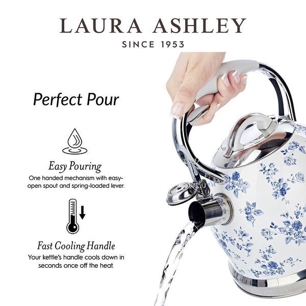 上品な VQ Laura Ashley 10 Cup Stove Top Kettle - Bed Bath & Beyond 食器