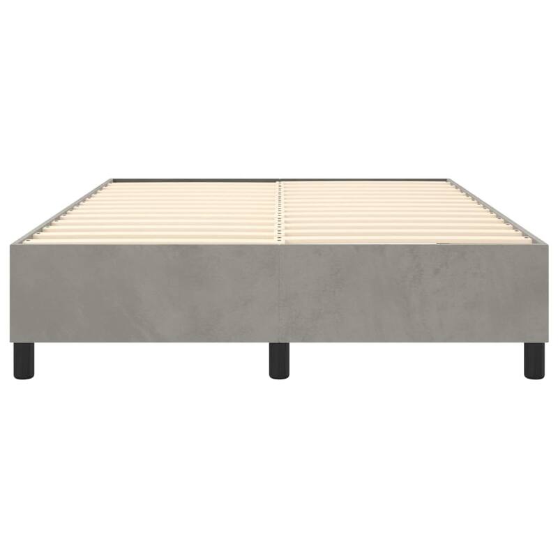 vidaXL Bed Frame Box Spring Platform Bed Mattress Foundation Bedroom Velvet