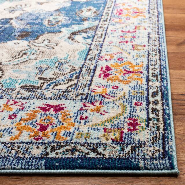 SAFAVIEH Monaco Lillie Boho Medallion Distressed Area Rug