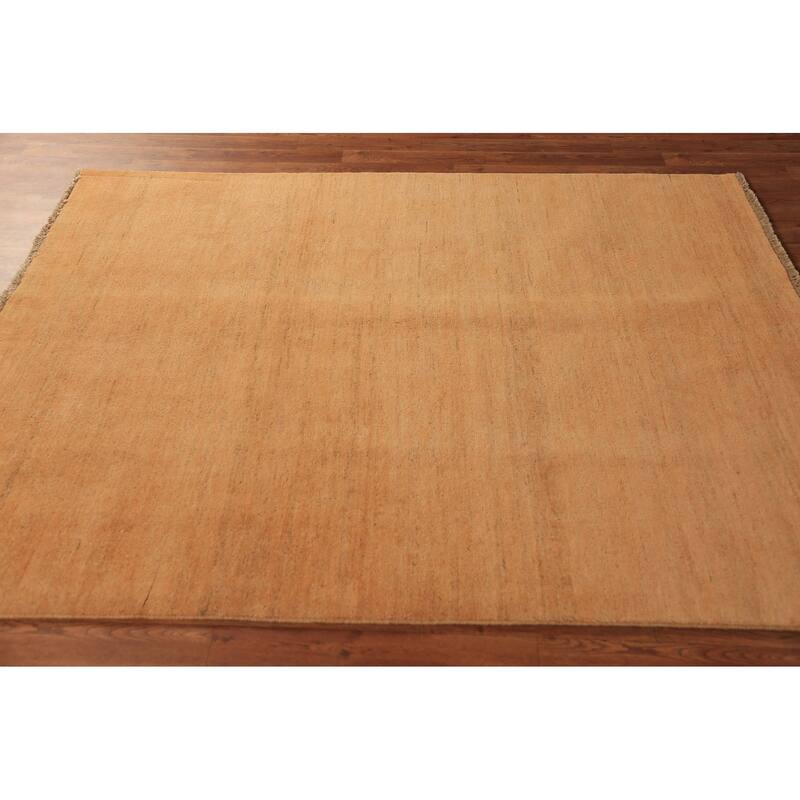 Gabbeh Oriental Rug Handmade Tribal Wool Carpet - 5'1" x 6'6"