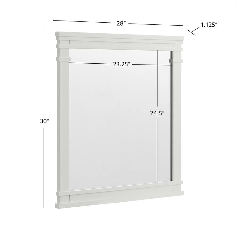 Frank Lloyd Wright USONIA® Harmony 28-inch Wood Mirror