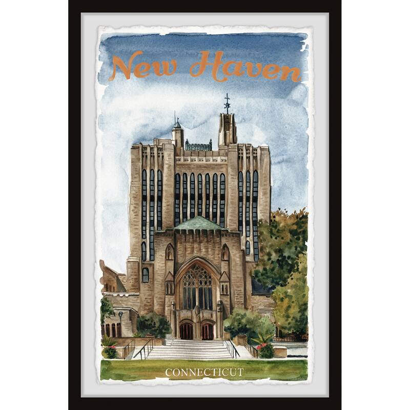 'New Haven, Connecticut' Framed Painting Print