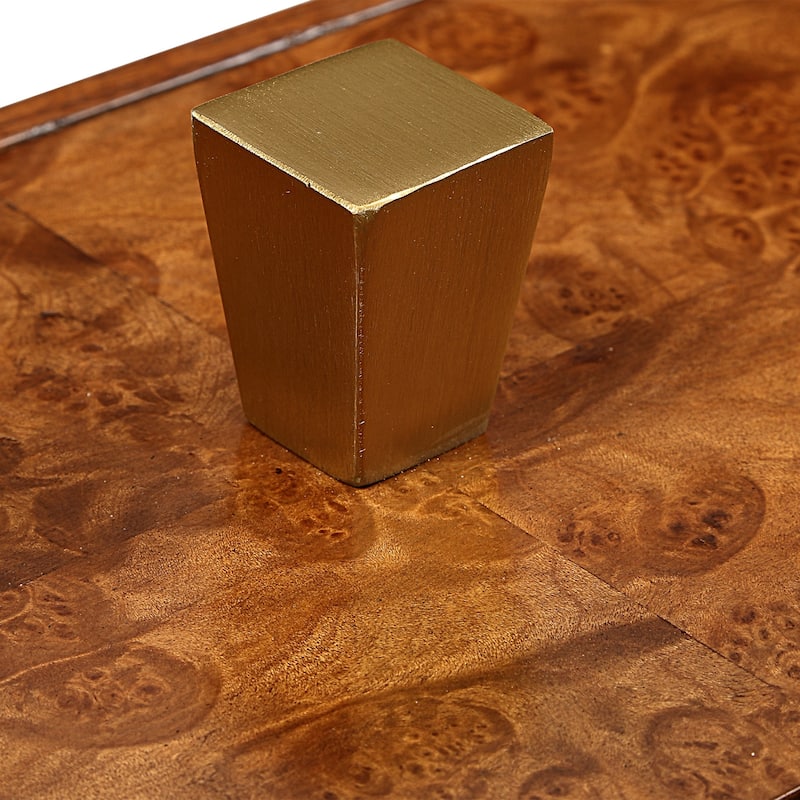 Rectangular Storage Box with Lid- 15" - Brown