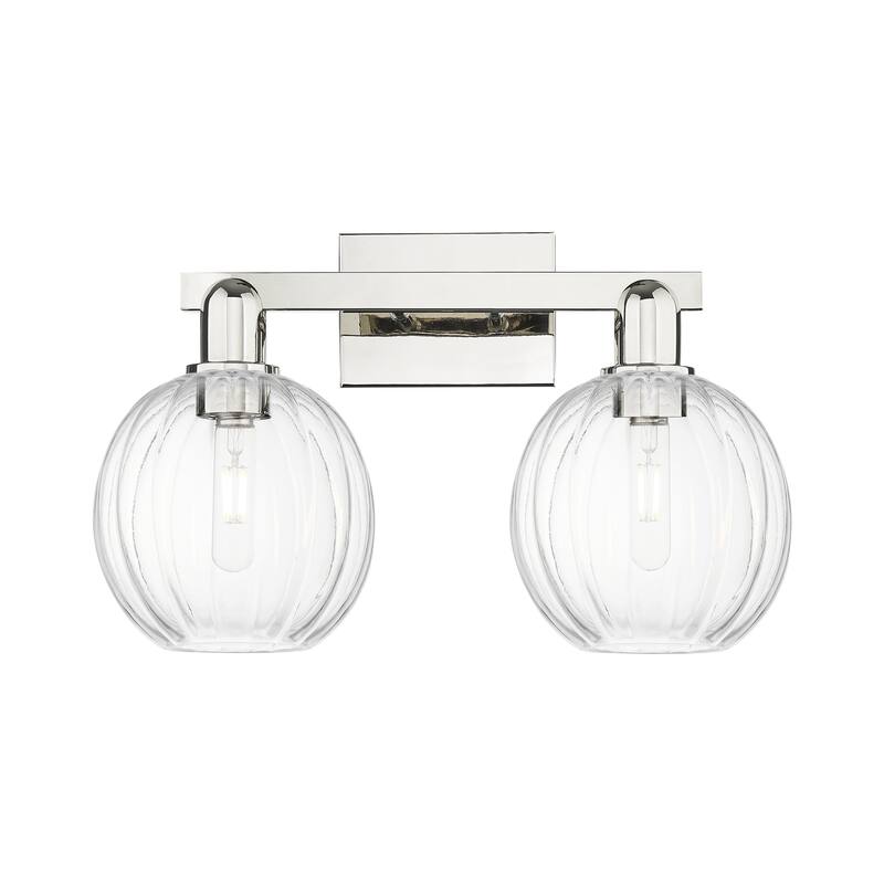Innovations Lighting Downtown Urban - Preston - 2 Light 16" Globe Shade Bath Vanity Light