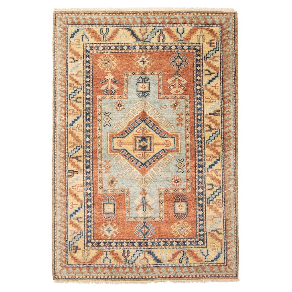 ECARPETGALLERY Hand-knotted Jules Serapi Copper Wool Rug - 5'3 x 7'9