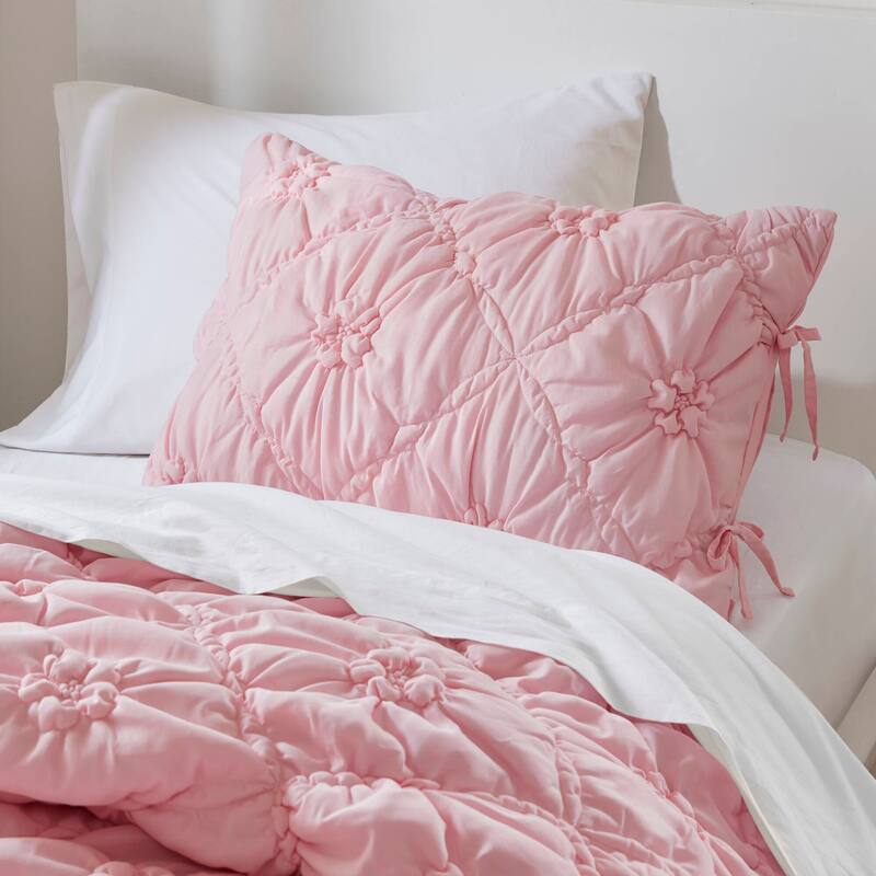 Intelligent Design Lily Embroidered Comforter Set