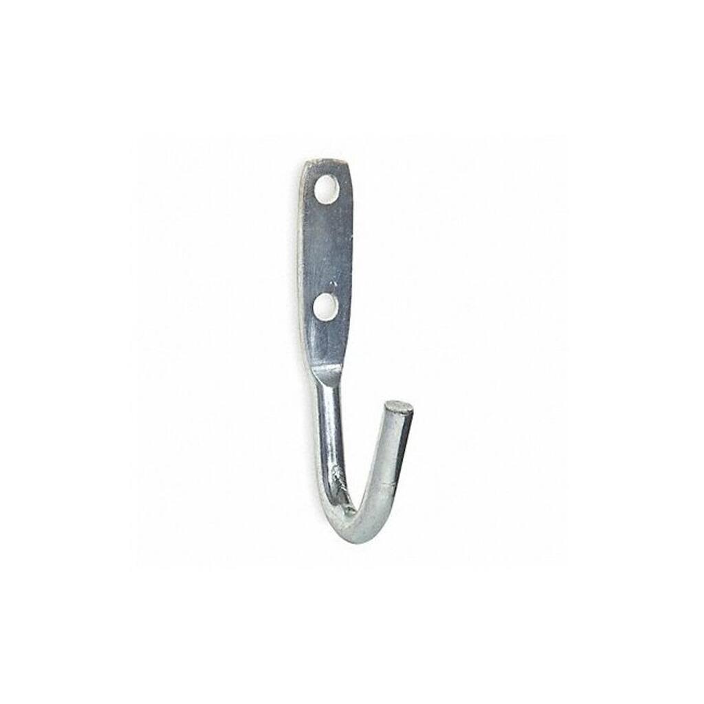 Manufacturer Varies Tarp Hook, Silver, Steel, 1 3/4 in D 4PB81 - 1 Each