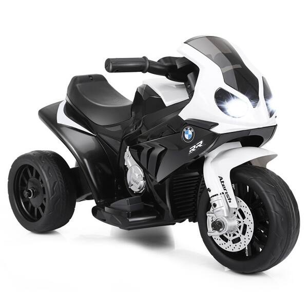 slide 2 of 18, 6V Kids 3 Wheels Riding BMW Licensed Electric Motorcycle - 26" x 14.5" x 17.5" (L x W x H)