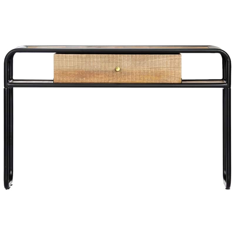 vidaXL Console Table 46.5"x11.8"x29.5" Solid Mango Wood - 46.5" x 11.8" x 29.5"