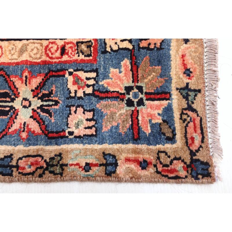 ECARPETGALLERY Hand-knotted Anatolian Vintage Red Wool Rug - 4'0 x 7'0