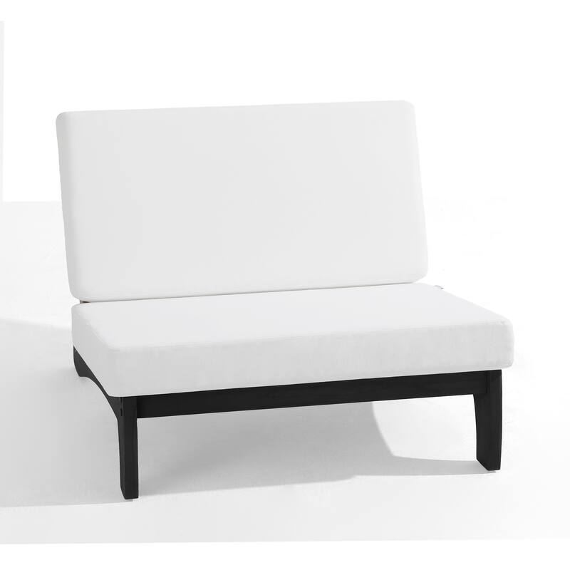 Casual Large Teak Outdoor Patio Conversation Set