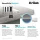 preview thumbnail 23 of 158, KRAUS Standart PRO Undermount Single Bowl Stainless Steel Kitchen Sink