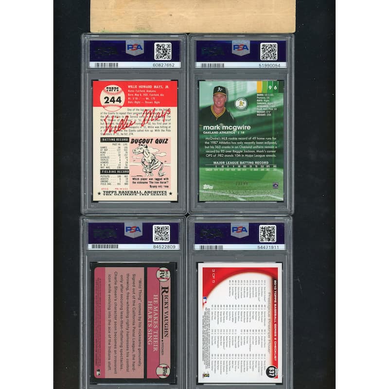 Babe Ruth Lou Gehrig 2010 Topps Baseball Card #637 Graded PSA 10 - 8'6" x 11'6"