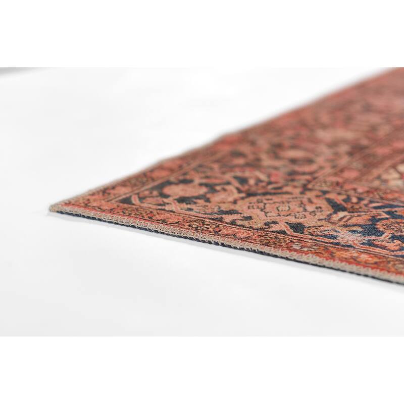 Momeni Afshar Traditional Medallion Polyester Area Rug