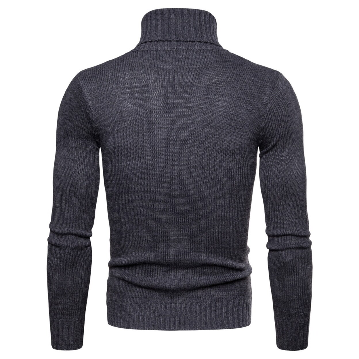 mens black high neck sweater