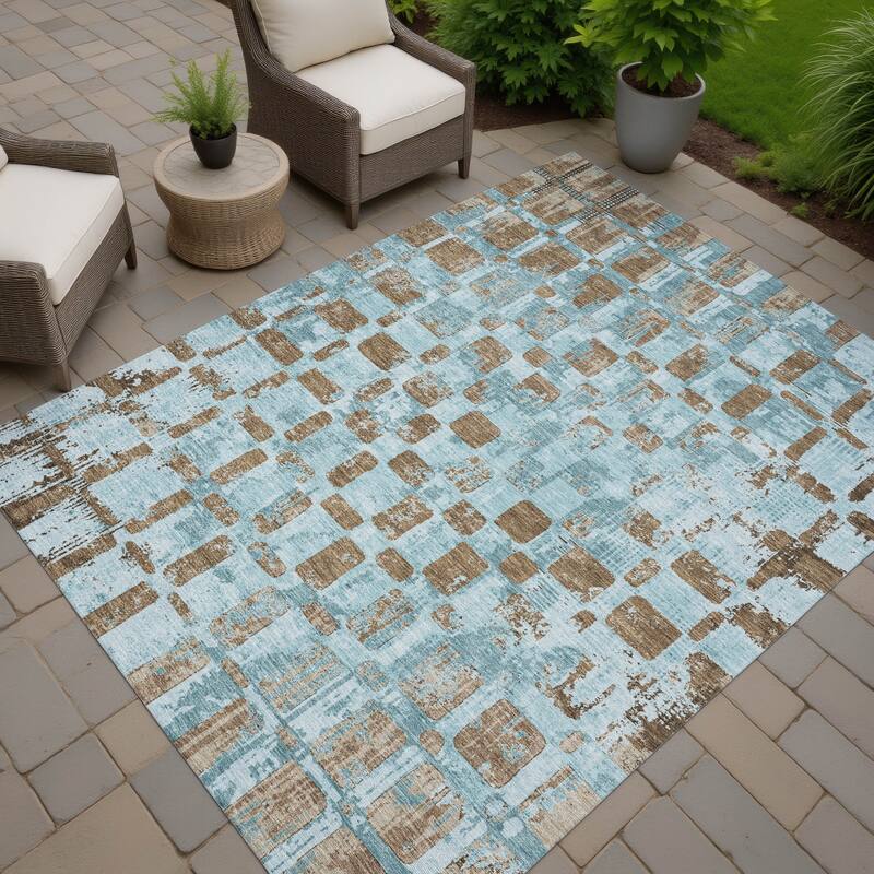 Machine Washable Indoor/ Outdoor Casual Foxfield Chantille Rug