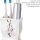 preview thumbnail 3 of 4, Creative Scents Vanda White Bathroom Accessories Set of 4