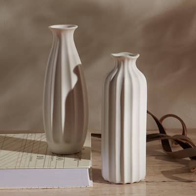 SAFAVIEH Ilsa Ceramic Decorative Vase (Set of 2) - 4Wx4Dx10H