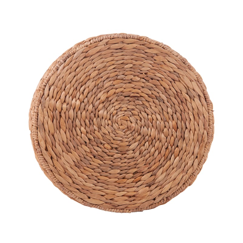 SEI Furniture Sachi Natural Woven Water Hyacinth Coffee Tables (Set of 2) with Storage